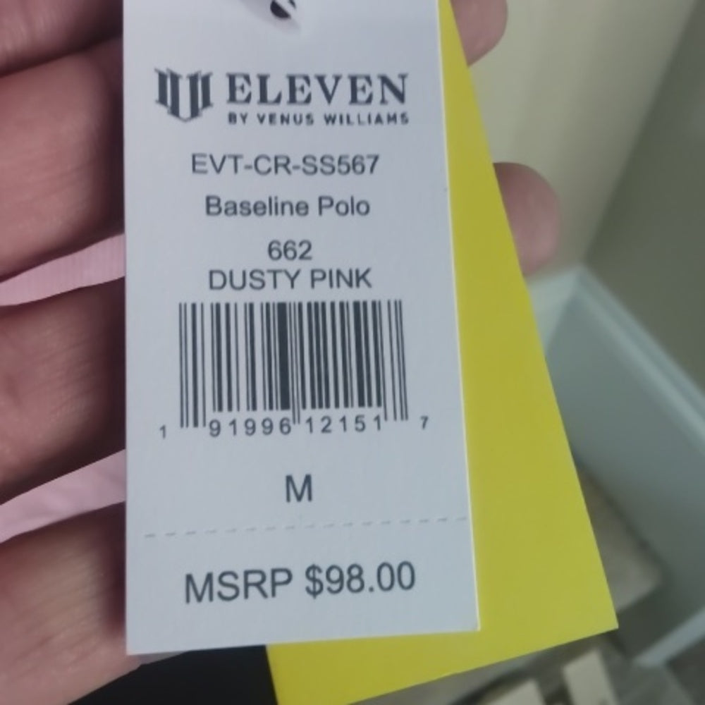 NWT Size medium EleVen by Venus Williams Pink Crop Top