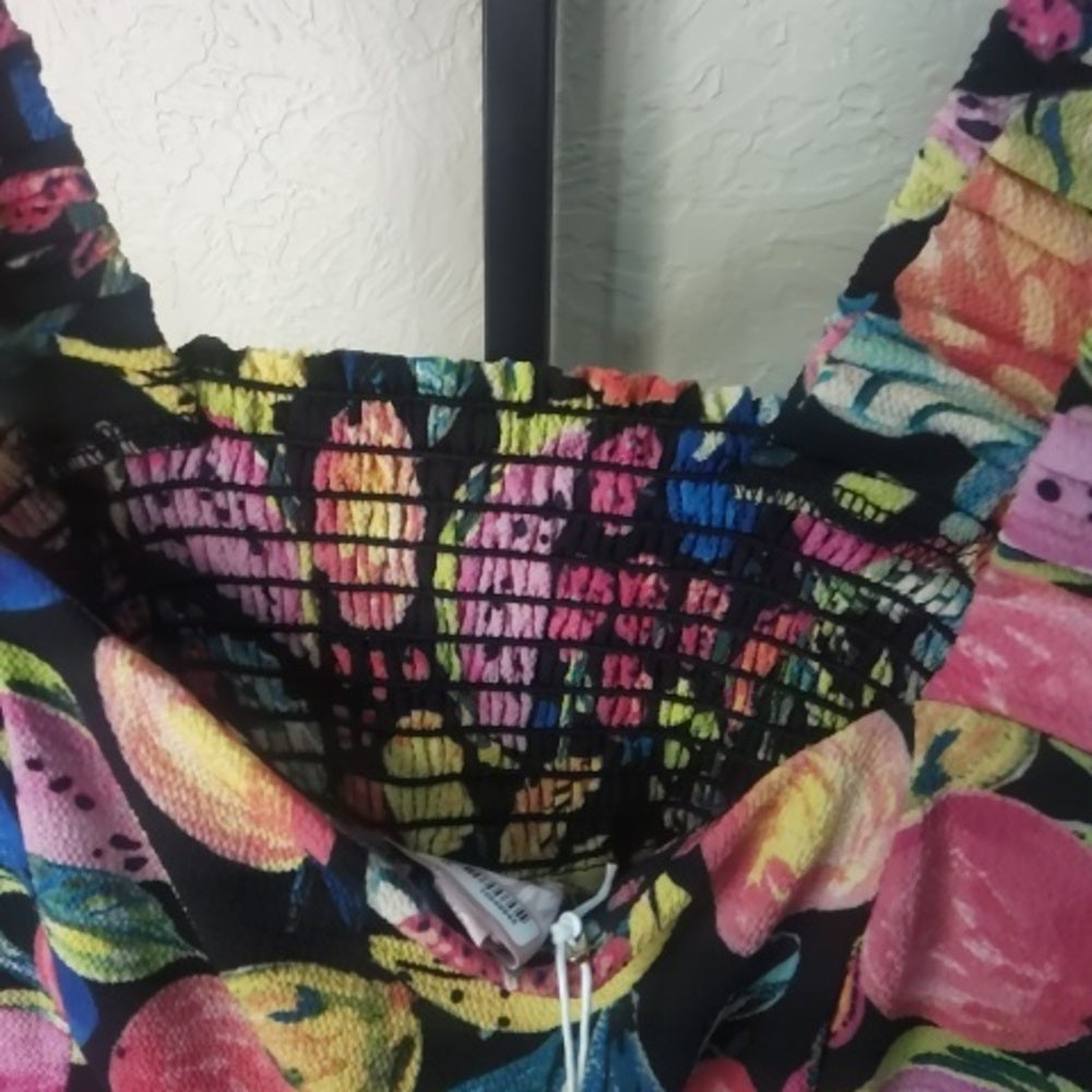 NWT Show Me Your MuMu Fling mini dress in fruity tango