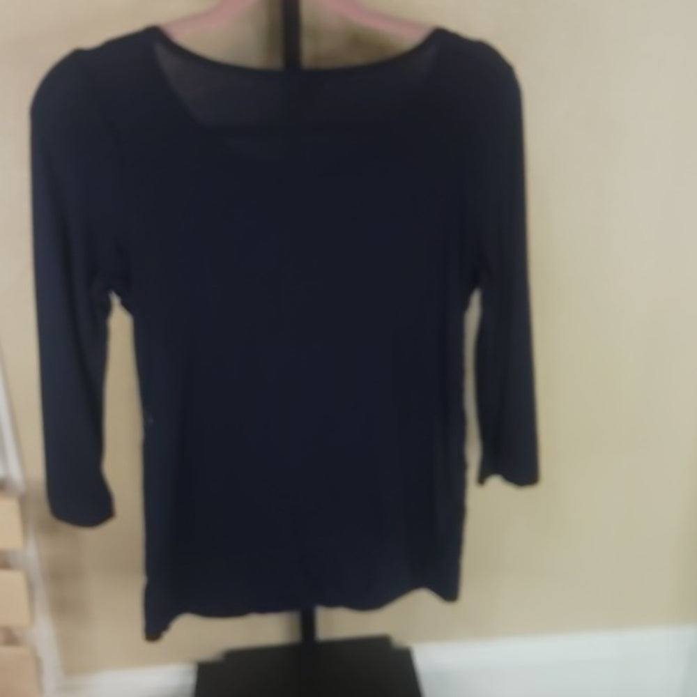 J. Crew Black Long Sleeve Tee