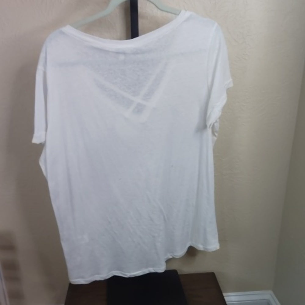 Hayden White Relaxed Short Sleeve Tee