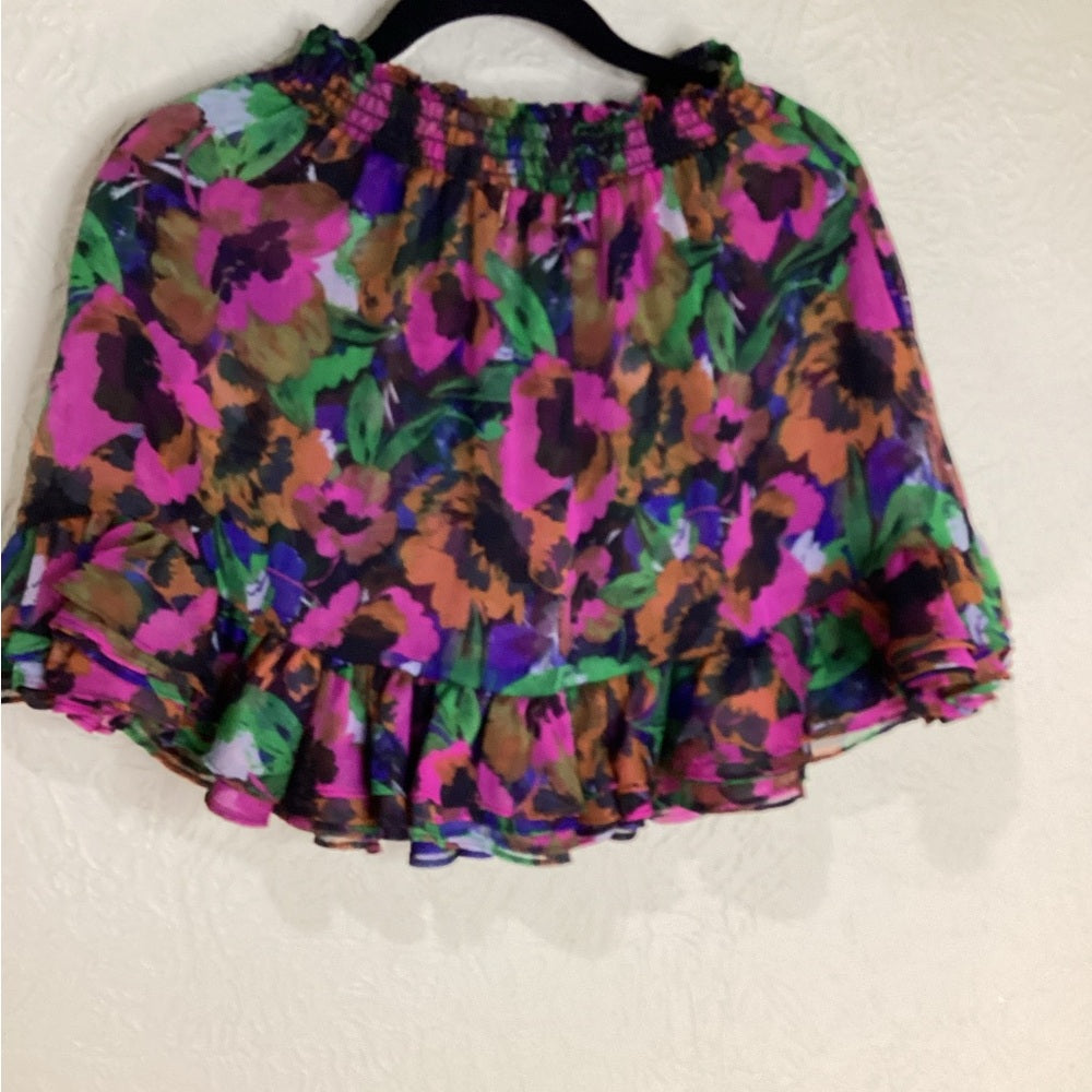 NWT SIZE XS Floral Multicolor Women's Skirt