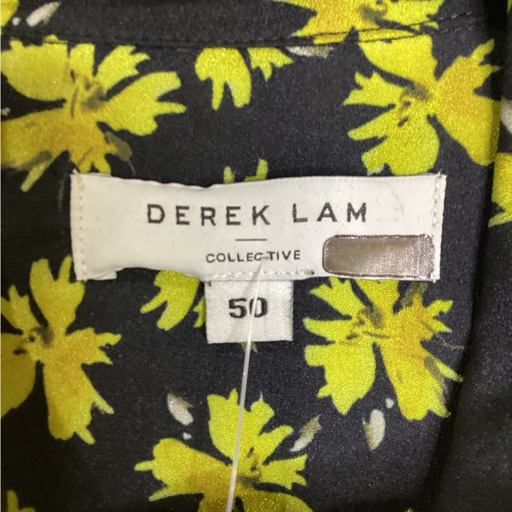 Derek Lam Floral Long Sleeve Dress