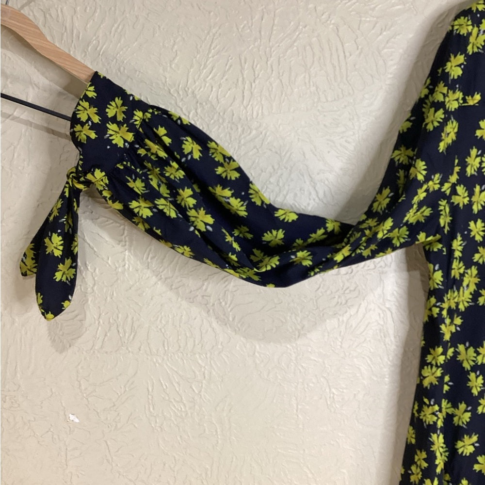 Derek Lam Floral Long Sleeve Dress