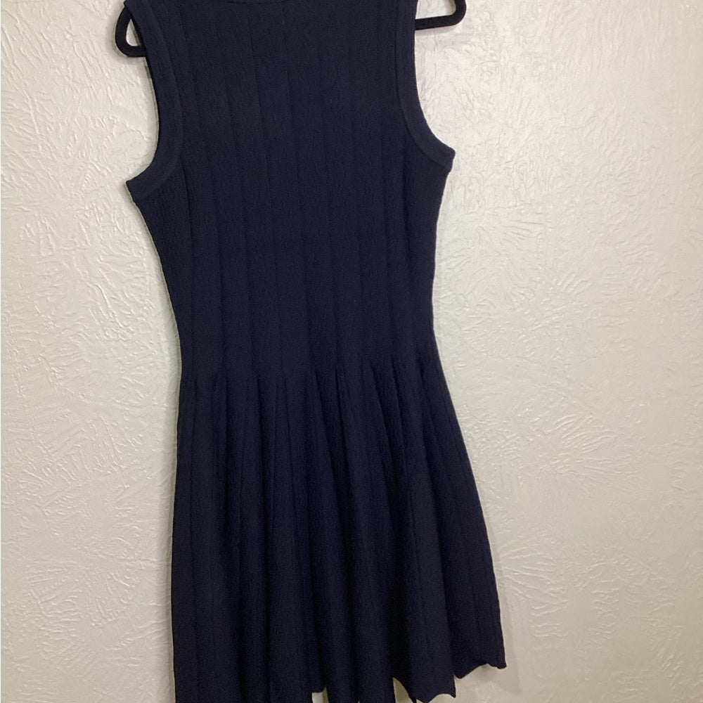 NWT size L Hale Bob Black Fit and Flare Mini Dress