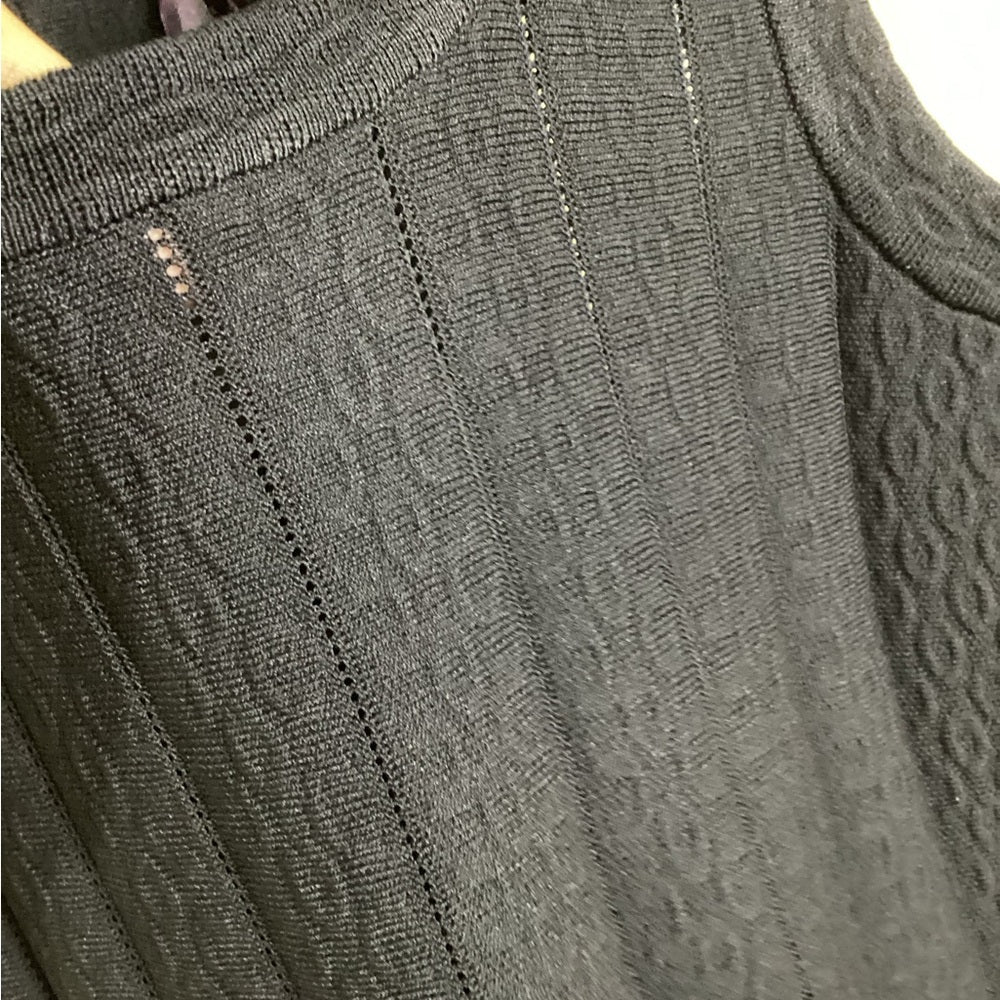 NWT size L Hale Bob Black Fit and Flare Mini Dress