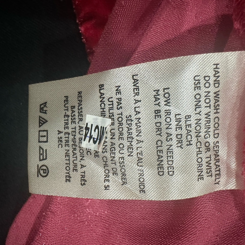 NWT SIZE 6 Free People Red Mini Asymmetrical Wrap Skirt