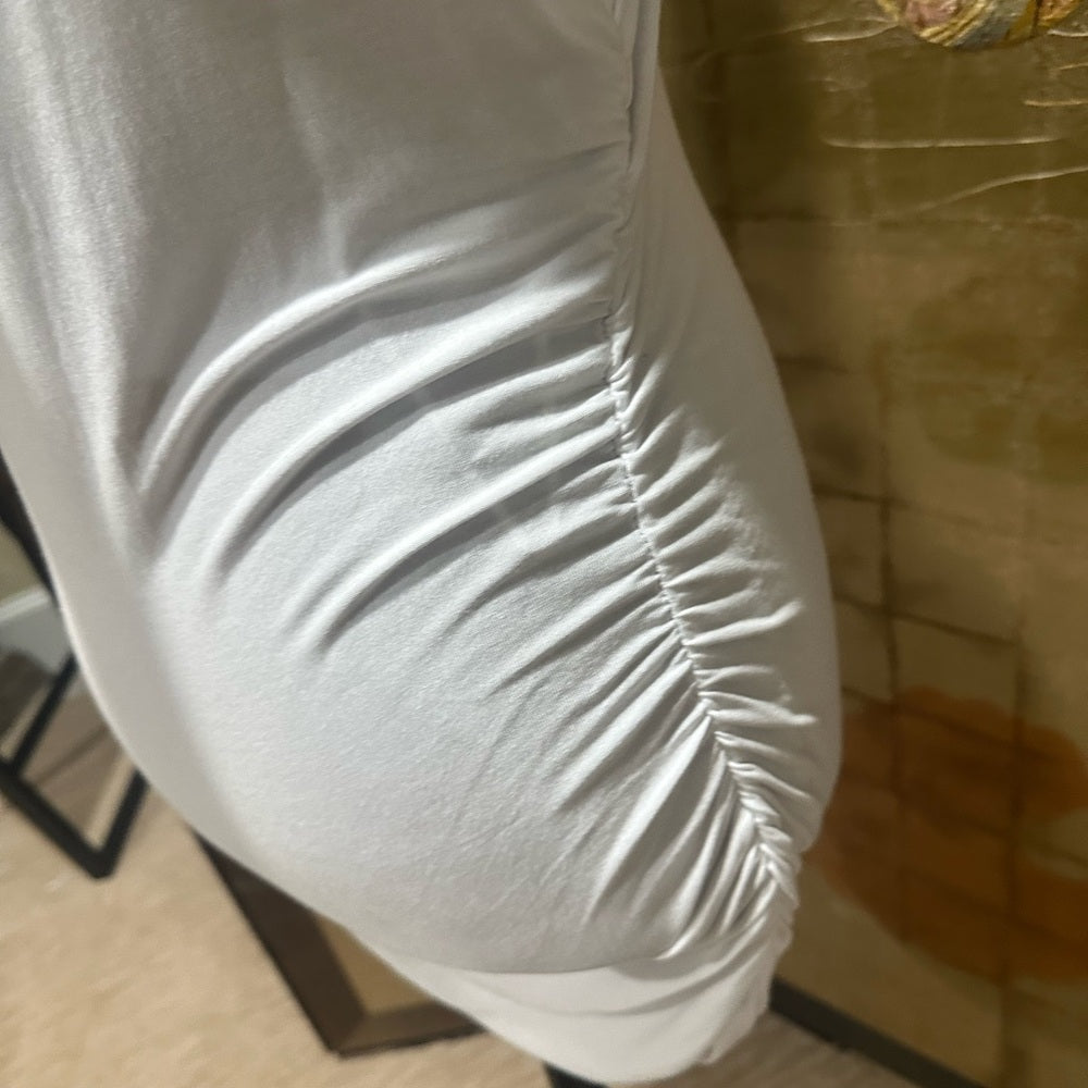 NWT SIZE S Halogen White Fitted Tank Top