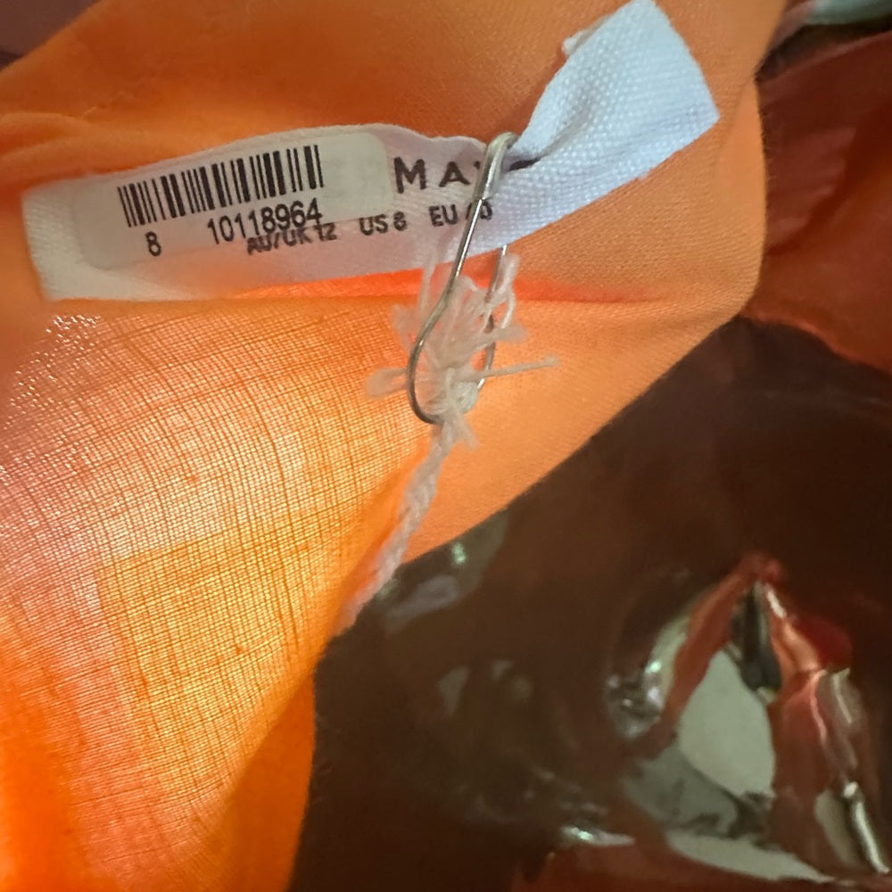 NWT size 8 PepperMayo Pink and Yellow Mini Dress