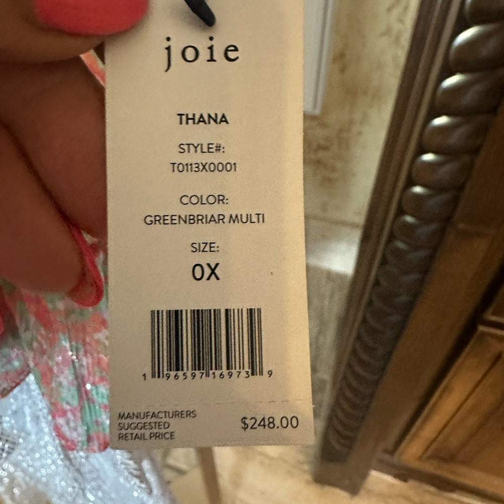 NWT SIZE XS Joie Cream Crop Top Elegant Design