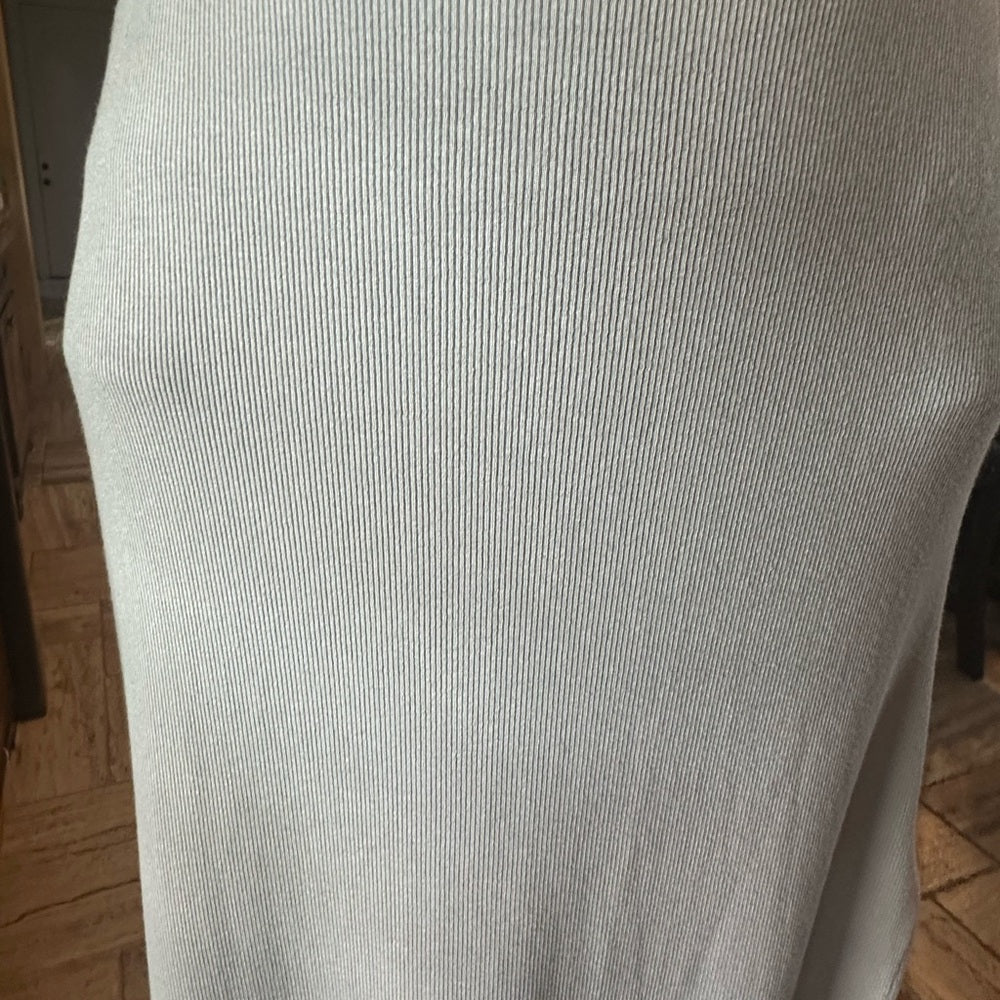 NWT SIZE L Cotton Citizen Gray Maxi Pencil Skirt Night Out