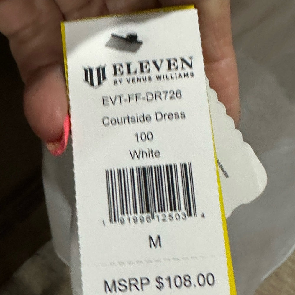NWT SIZE M EleVen by Venus Williams Blue and White Swim Coverup