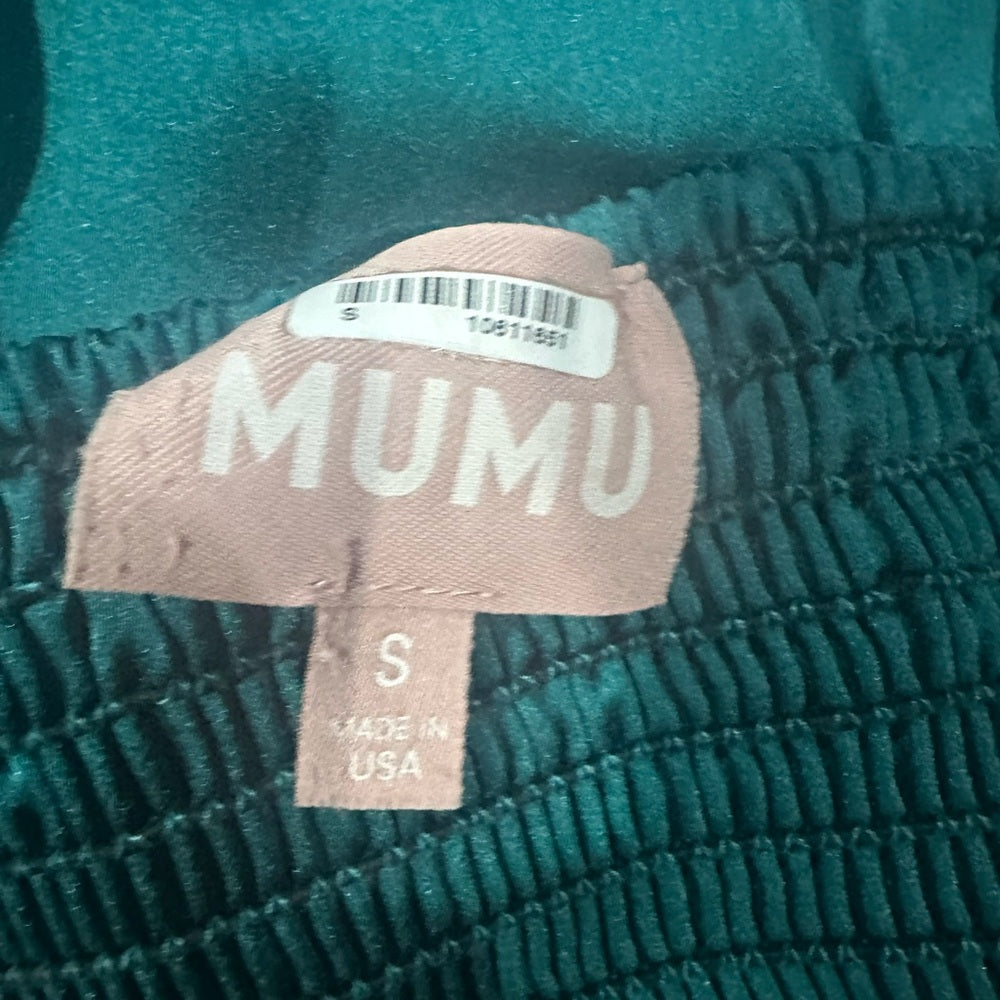 NWOT SIZE S Show Me Your MuMu Emerald Green Crop Camisole