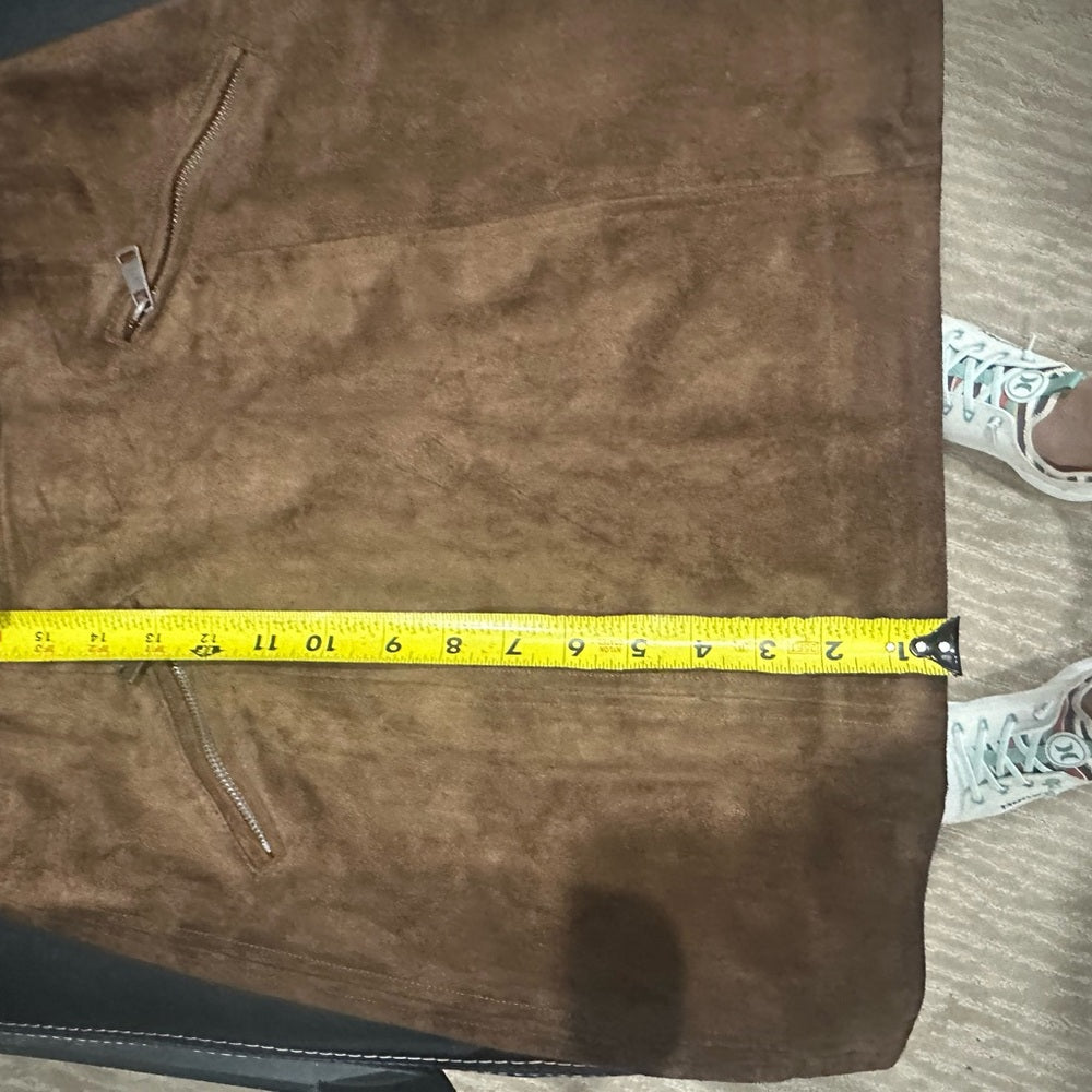NWT SIZE 4/27 Tractr Brown Pencil Mini Skirt Work