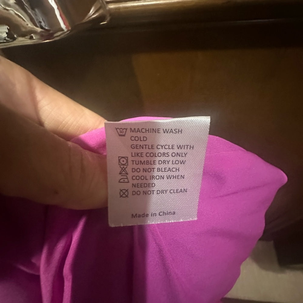 SIZE 2 Adam Lippes Pink Long Sleeve Boxy Blouse