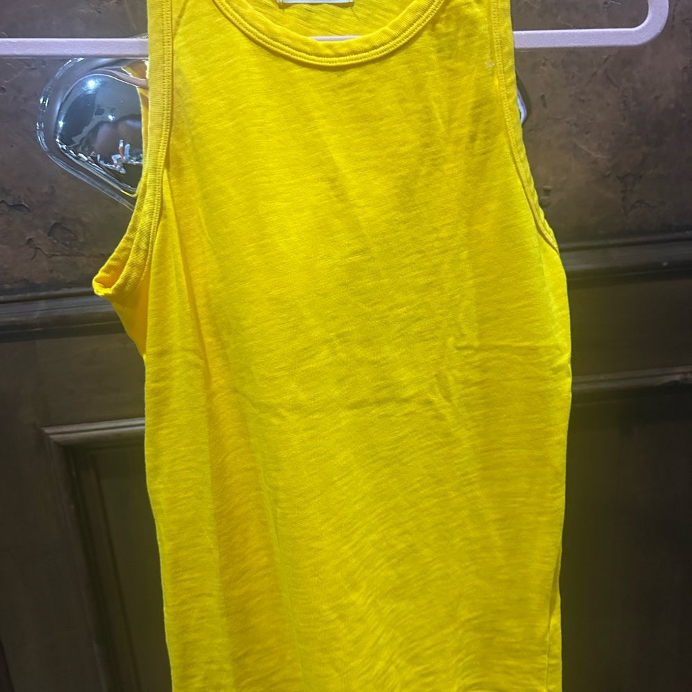NWOT SIZE M Cotton Citizen Yellow Sleeveless Tank