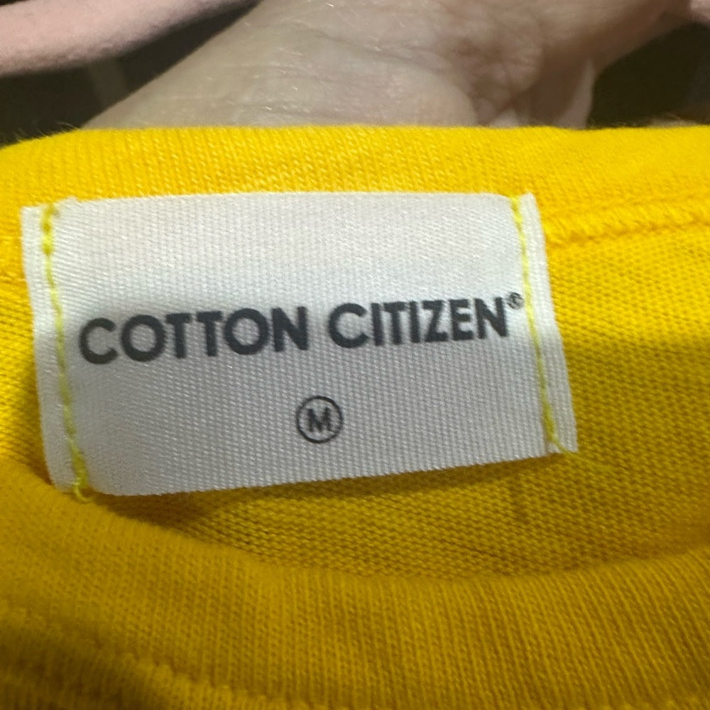 NWOT SIZE M Cotton Citizen Yellow Sleeveless Tank