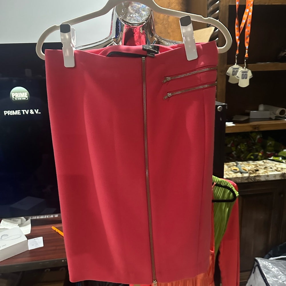 SIZE 6 Worthington Pink Pencil Skirt for Work