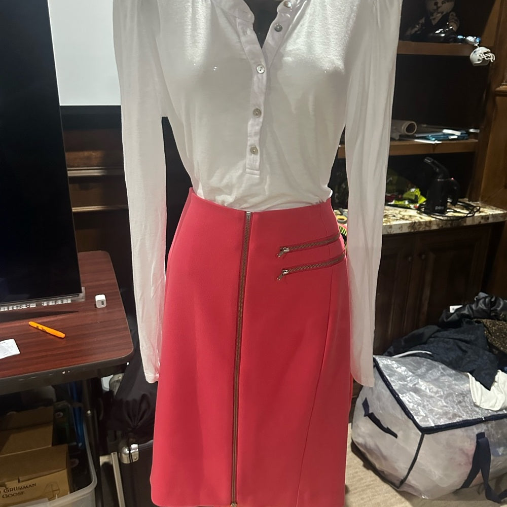 SIZE 6 Worthington Pink Pencil Skirt for Work