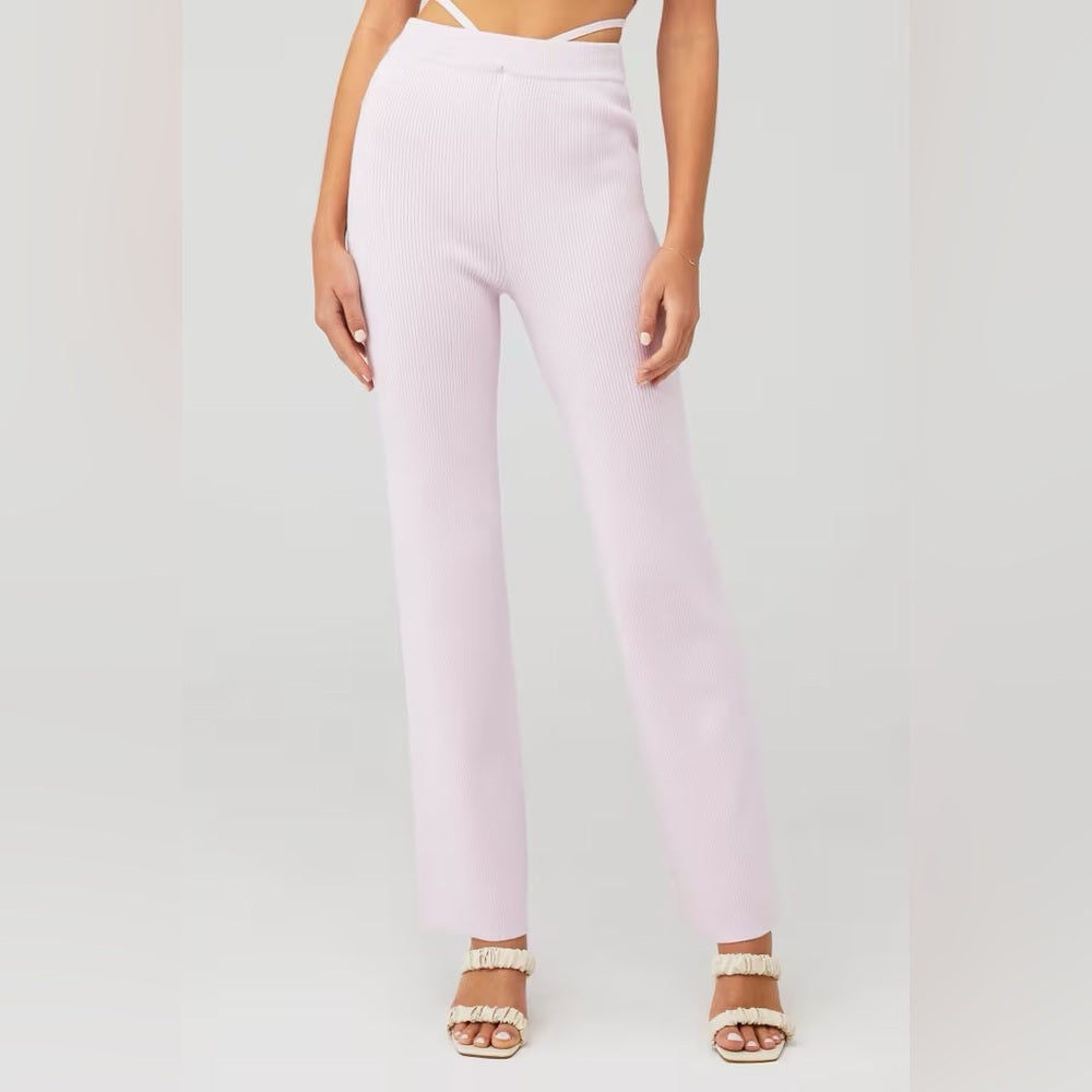 NWT SIZE XS Chic Pink Wide Leg Jumpsuit with High-Rise Waist