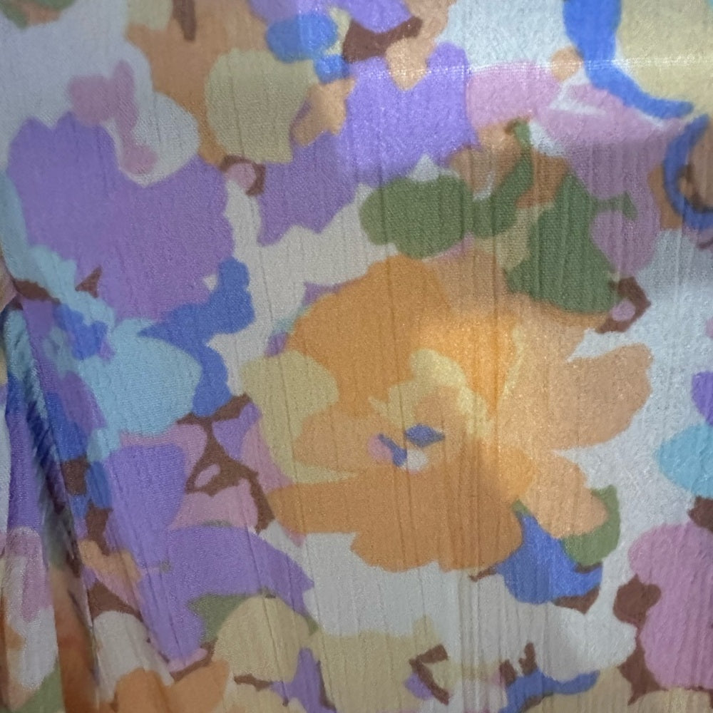 NWOT SIZE S/P Billabong Orange and Purple Wrap Sundress