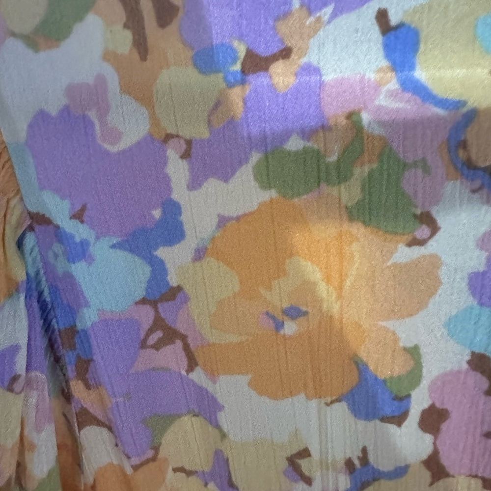 NWOT SIZE S/P Billabong Orange and Purple Wrap Sundress