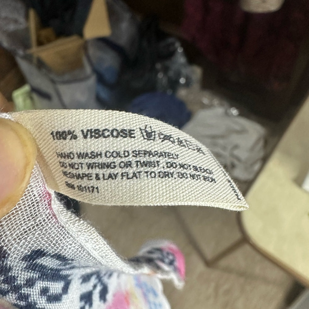 NWOT SIZE OS Macchia J Pink and Blue Bohemian Swim Coverup