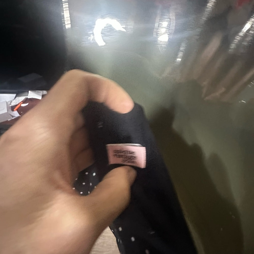 NWOT SIZE 1X Unique Vintage Black and White Polka Dot High-Waisted Bikini