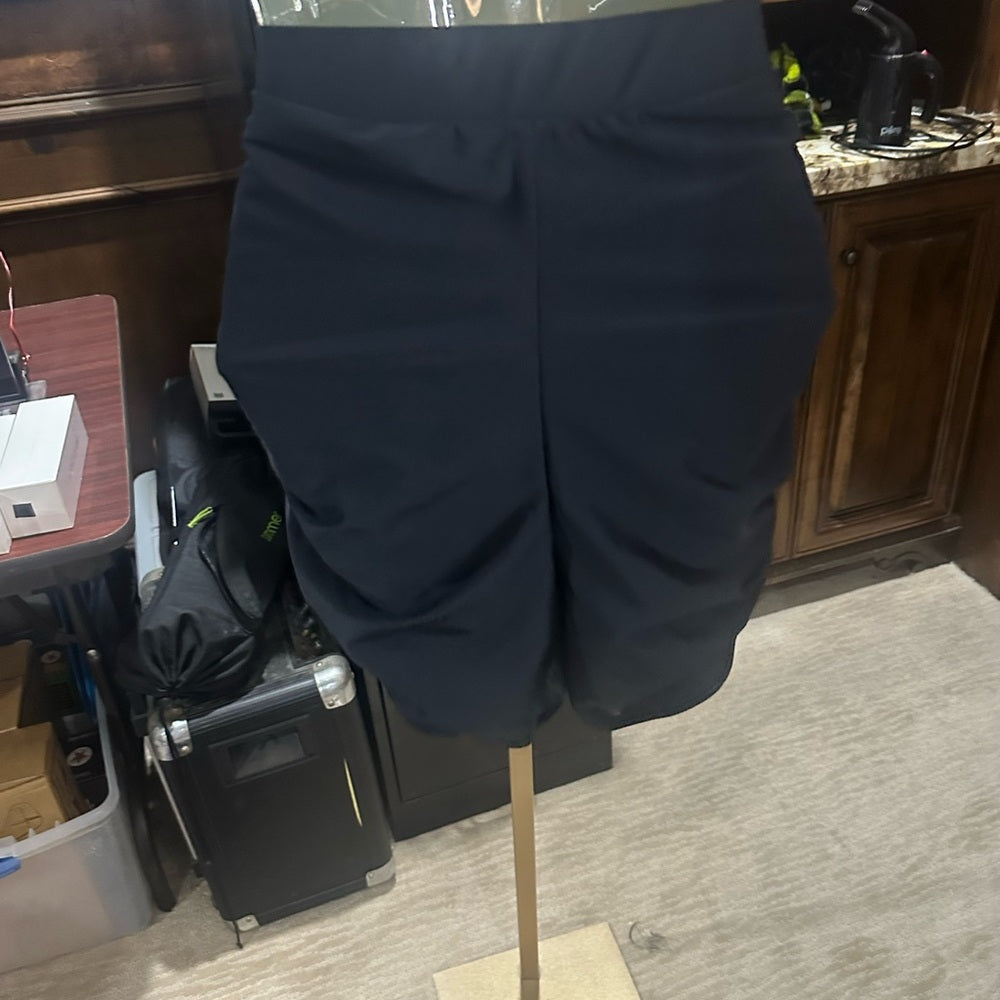 NWOT SIZE 1X Unique Vintage Black Ruched Bikini