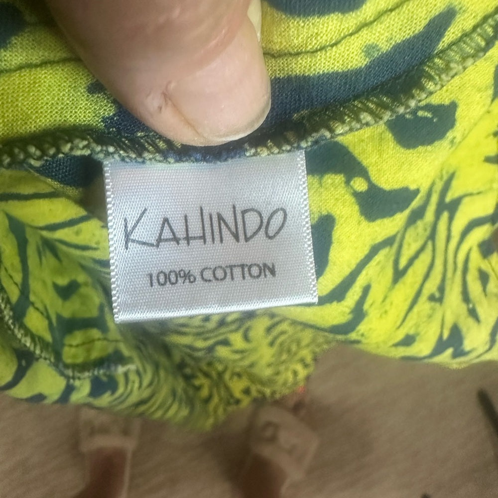 SIZE S Kali Green and Black Mini Dress for a Night Out