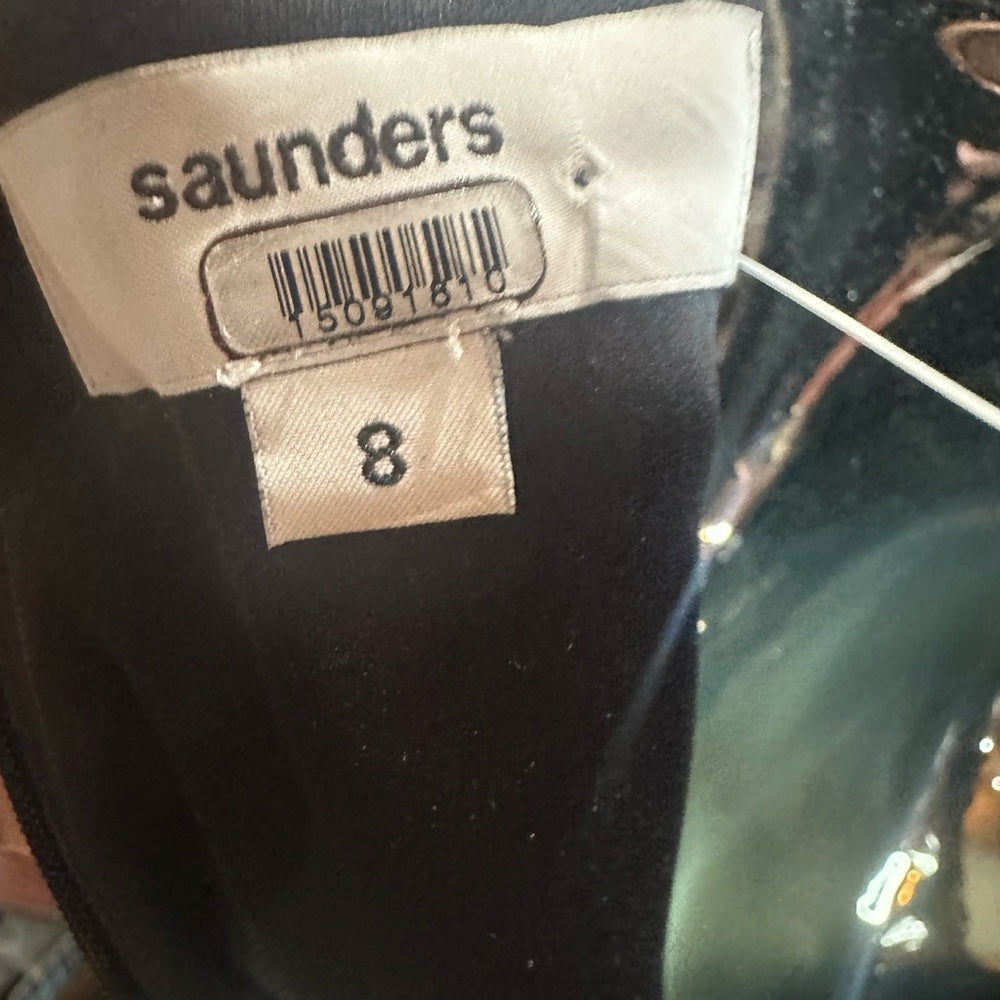 SIZE 8 Red and Green Sequin Embellished Sleeveless Sheath Midi Dress