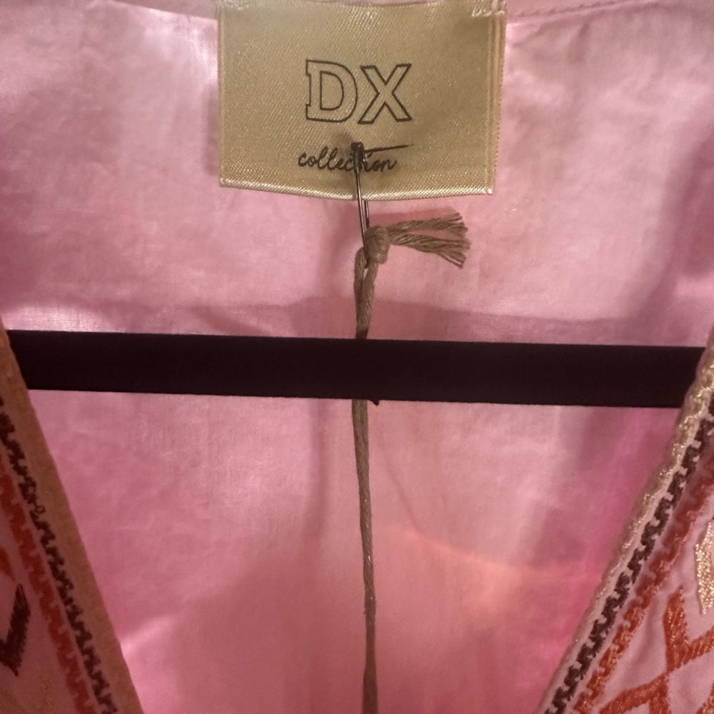 NWT SIZE S DX Collection Pink and Red Mini Dress