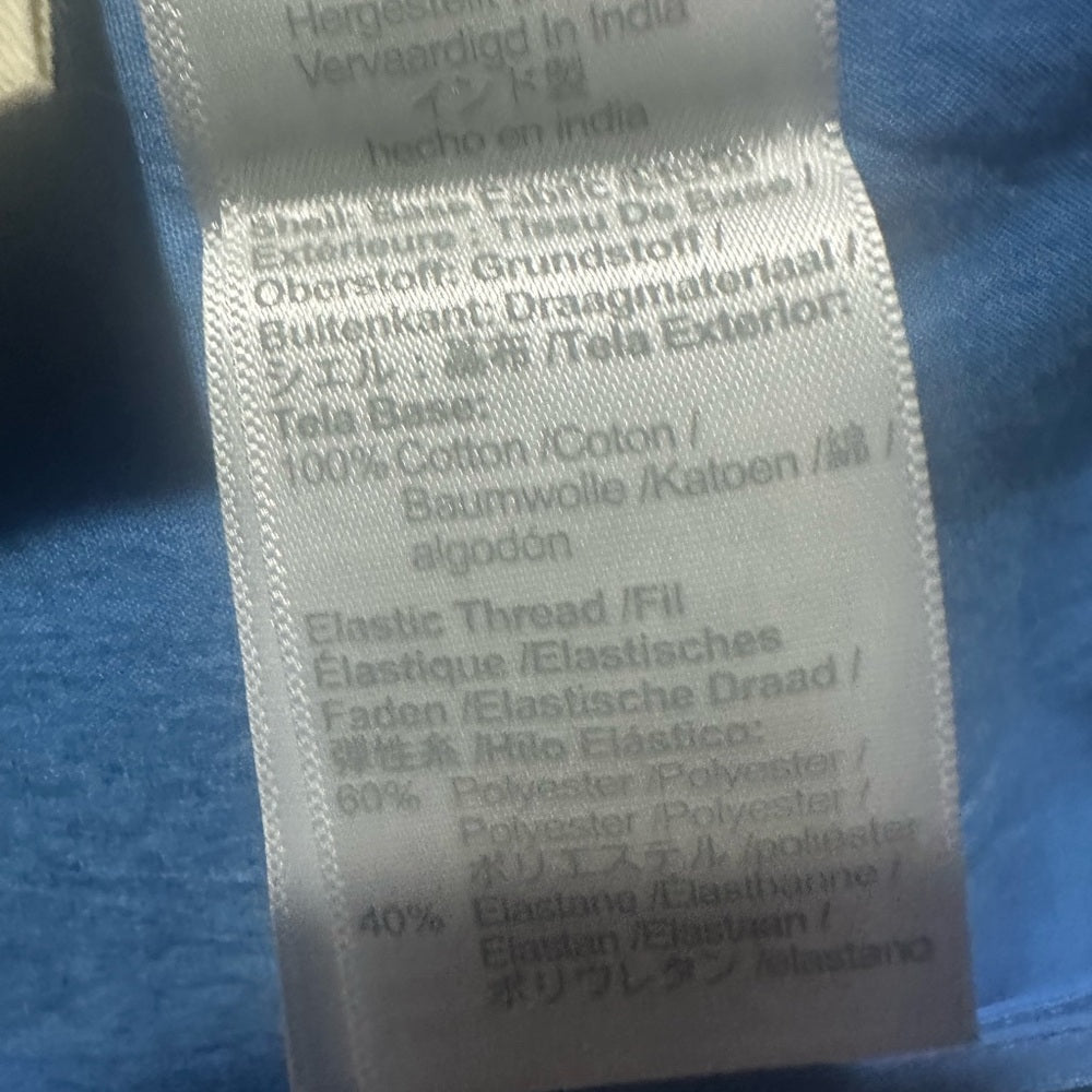 NWOT SIZE 10 Madewell Sky Blue Ruched Crop Camisole