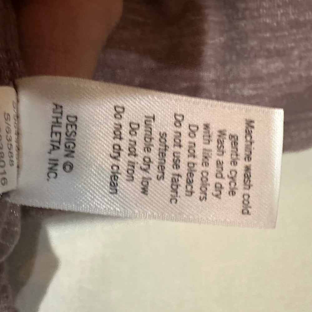 NWOT SIZE M Athleta Purple Sheath Mini Dress with Dolman Sleeves