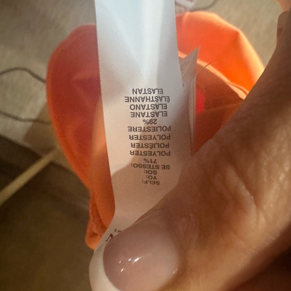 NWT SIZE S EleVen by Venus Williams Orange Athletic Leggings