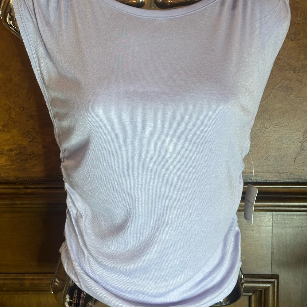 NWT SIZE S/P Free People Purple Fitted Crop Tank Top