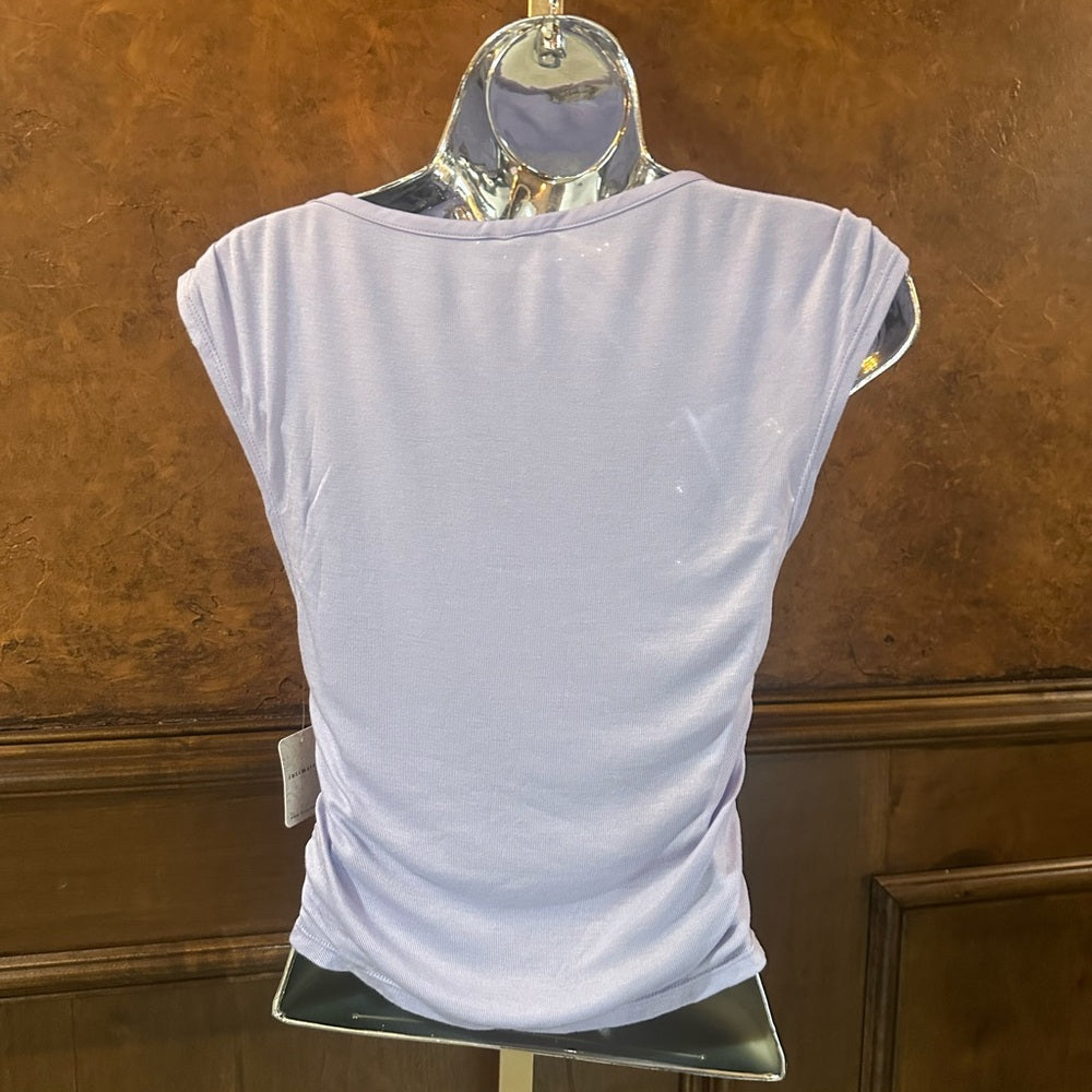 NWT SIZE S/P Free People Purple Fitted Crop Tank Top