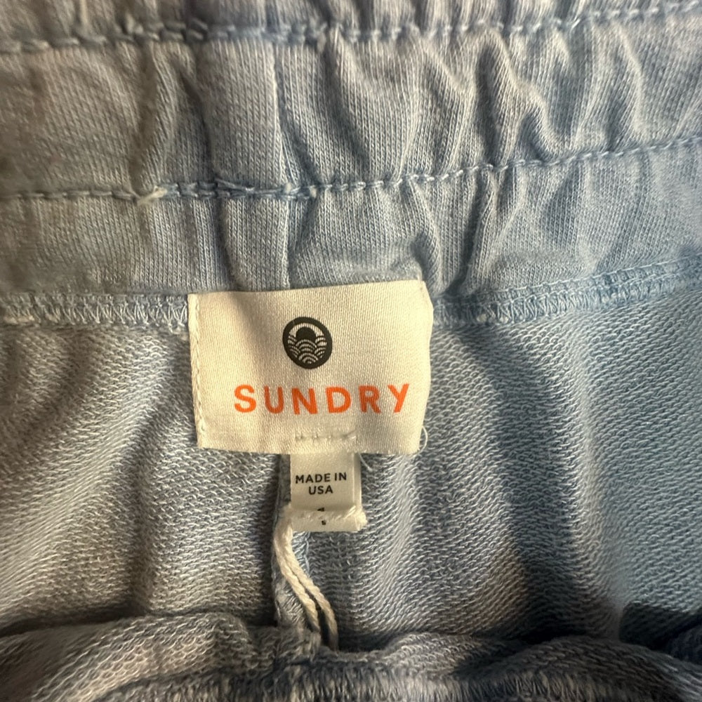 NWT SIZE S/1 Sundry Bike Shorts Blue and Pink Relaxed Fit