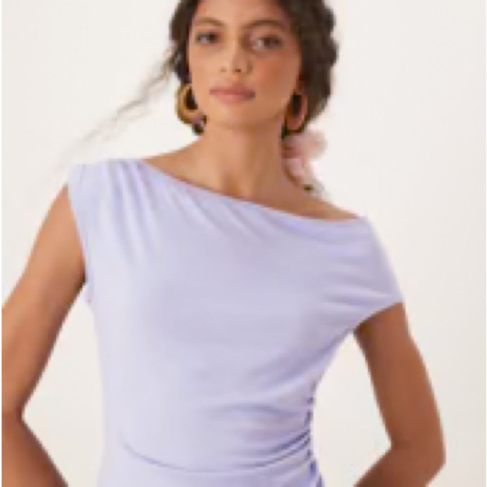 NWT SIZE S Free People Purple Fitted Sleeveless Muscle Tee