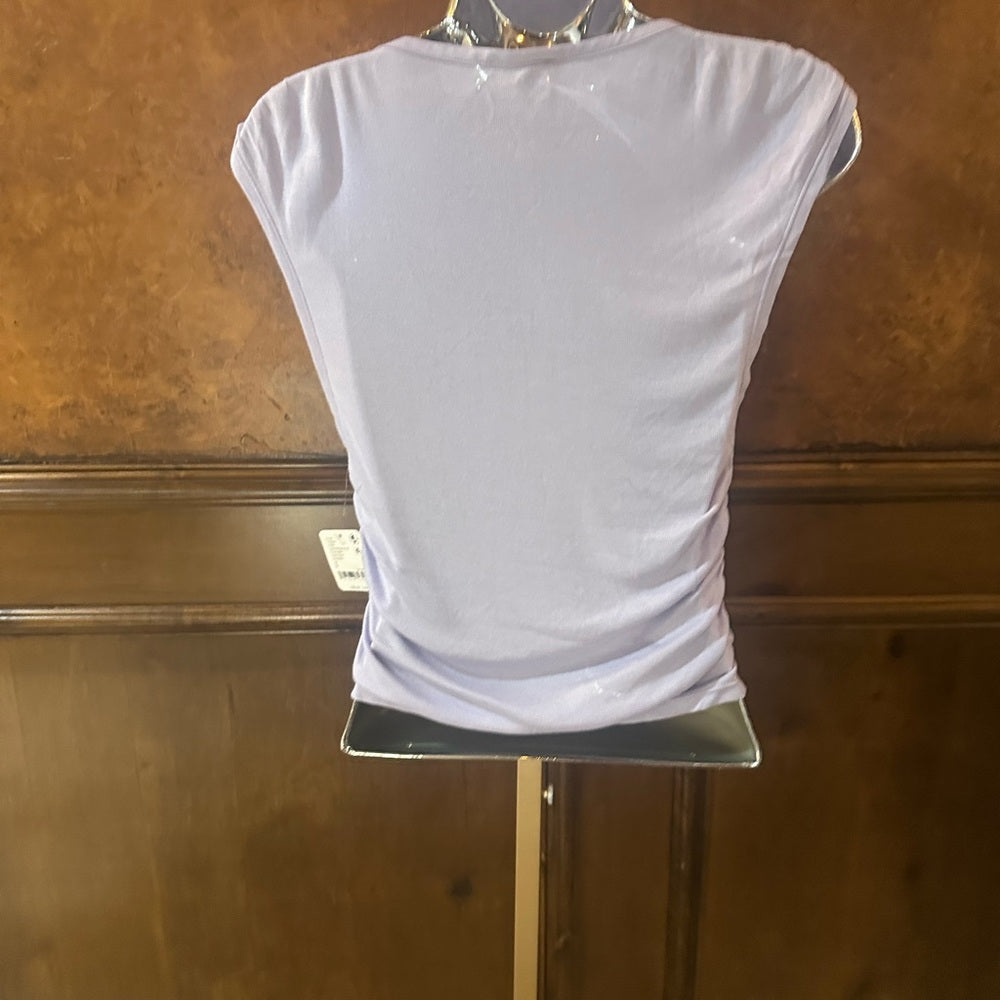 NWT SIZE S Free People Purple Fitted Sleeveless Muscle Tee