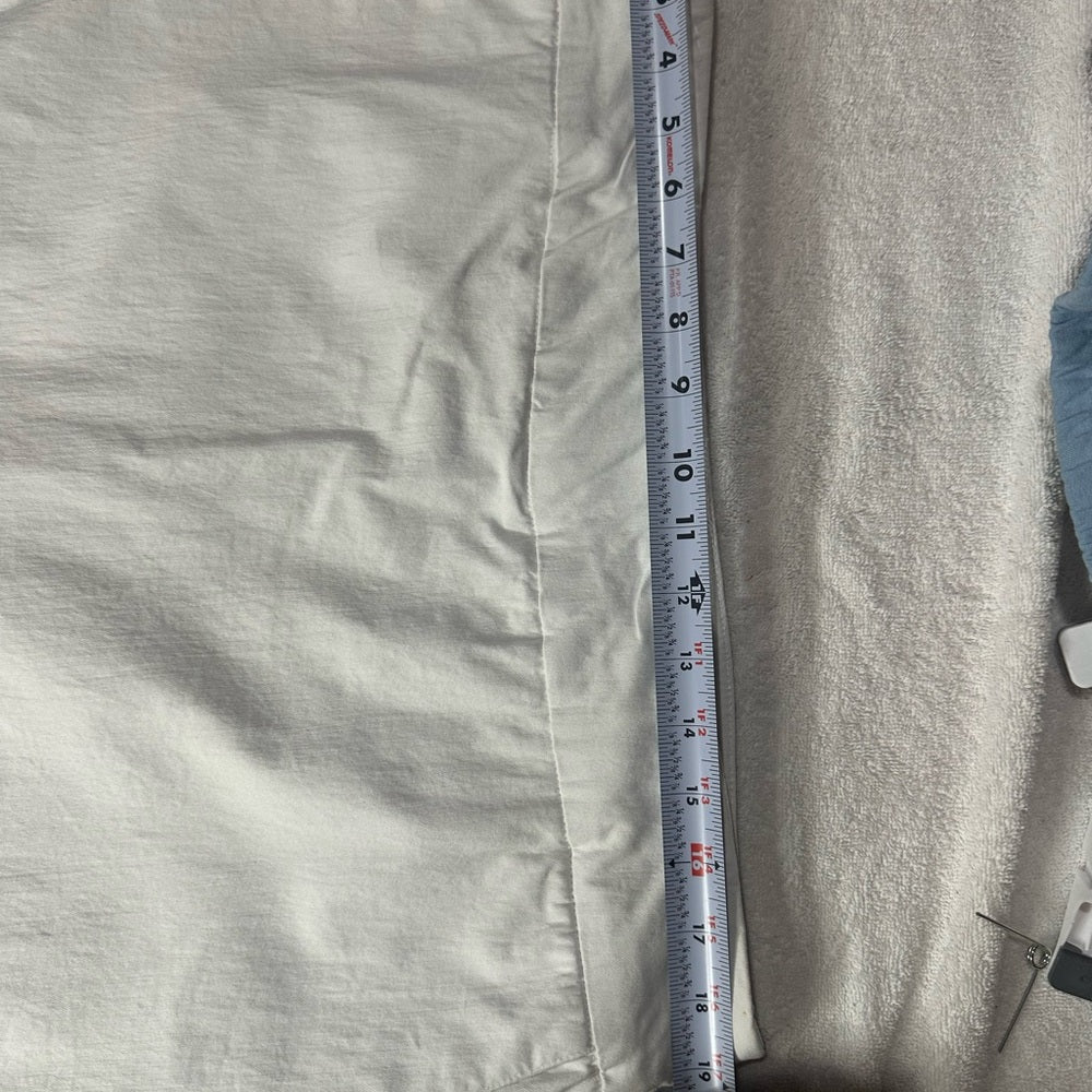 SIZE 18W Zac & Rachel White Mini Skort Resort Wear