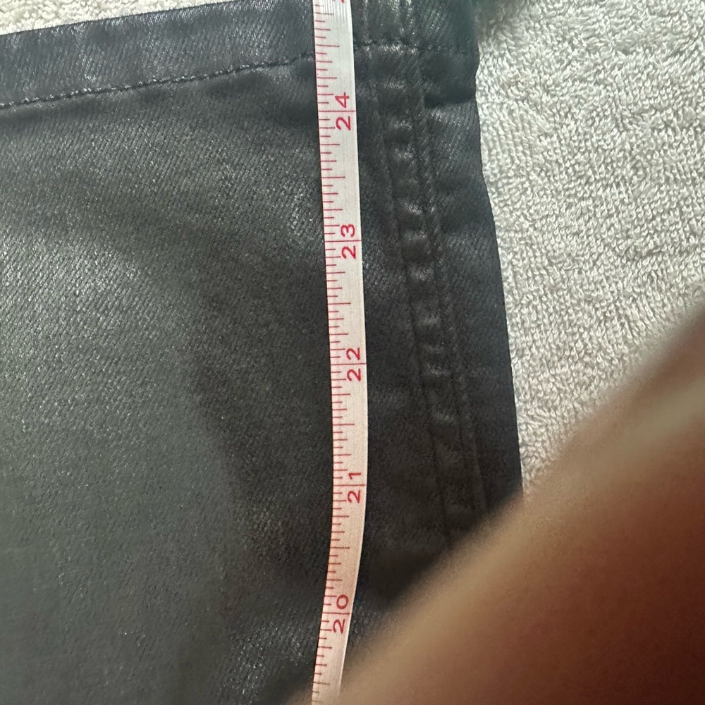 NWT SIZE 28 Anthropologie Black Cropped Ankle Jeans High-Waisted