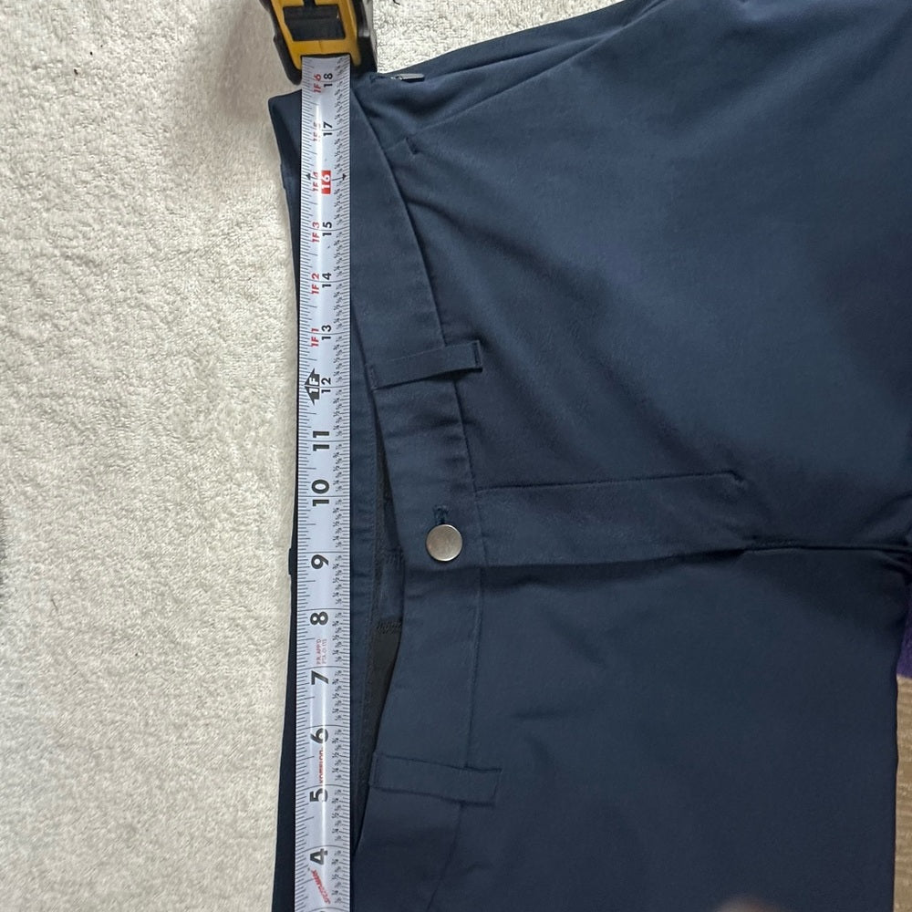 SIZE 34 Lululemon Athletica Blue Chinos Tapered Fit