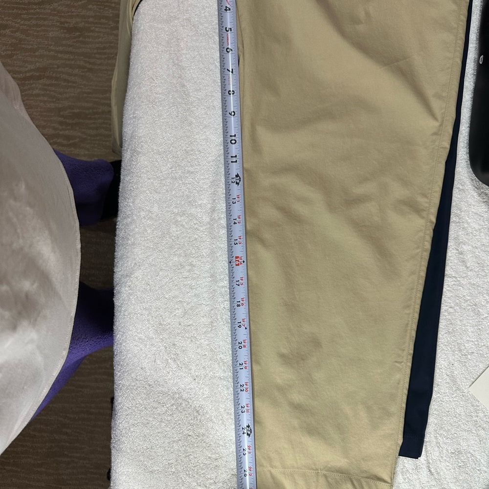 NWOT SIZE 34 Lululemon Athletica Cream Trousers Relaxed Fit