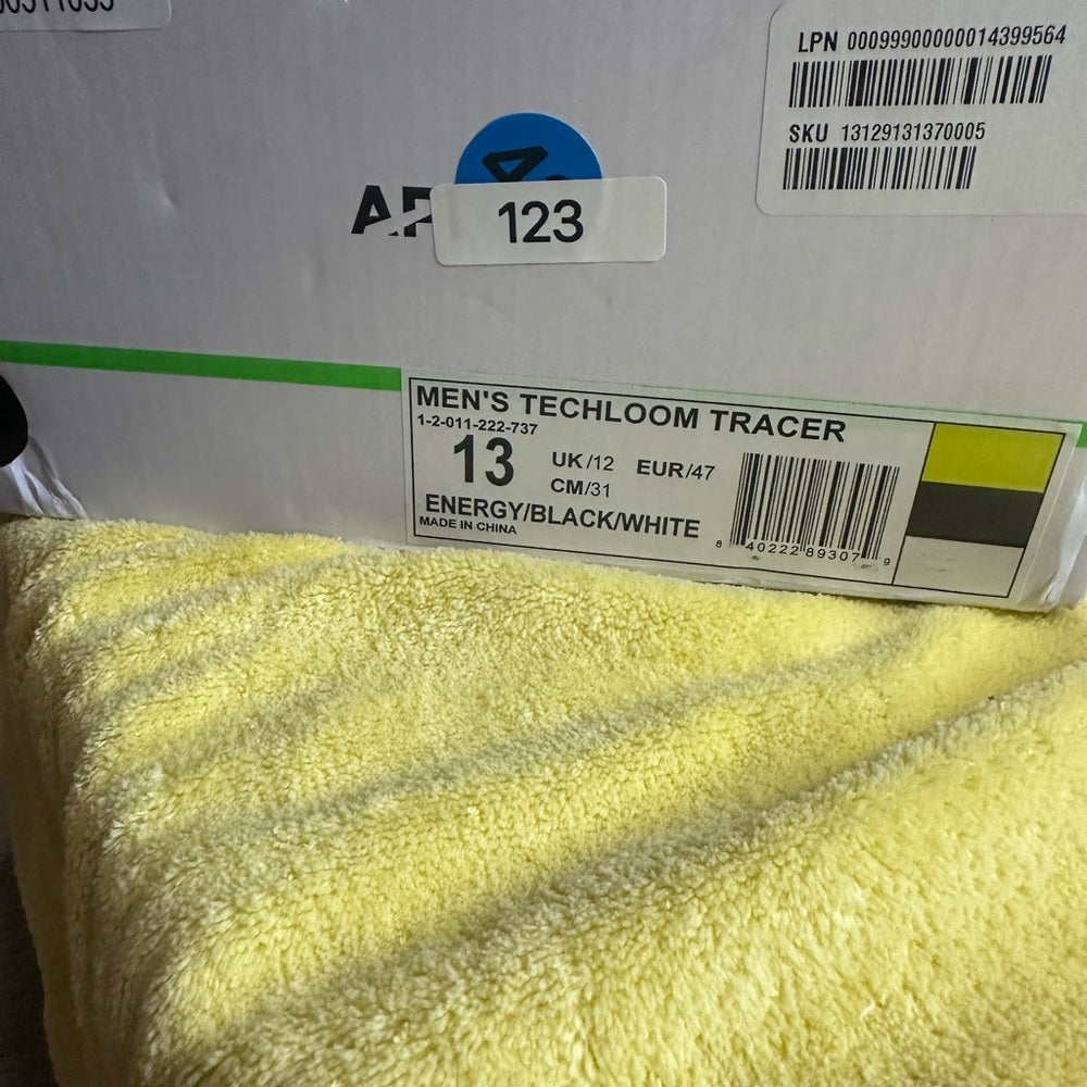 123. APL Athletic Shoes White and Yellow Lightweight Performance