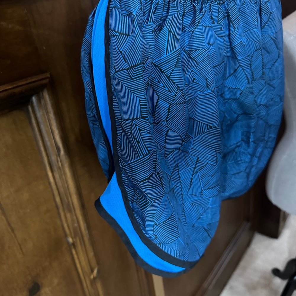 SIZE S Nike Blue Athletic Shorts with Classic Split Hem