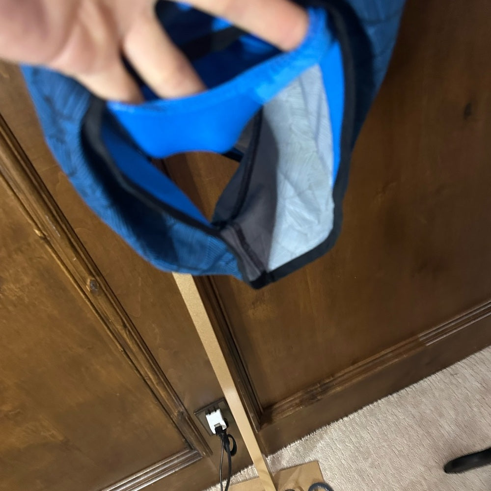 SIZE S Nike Blue Athletic Shorts with Classic Split Hem