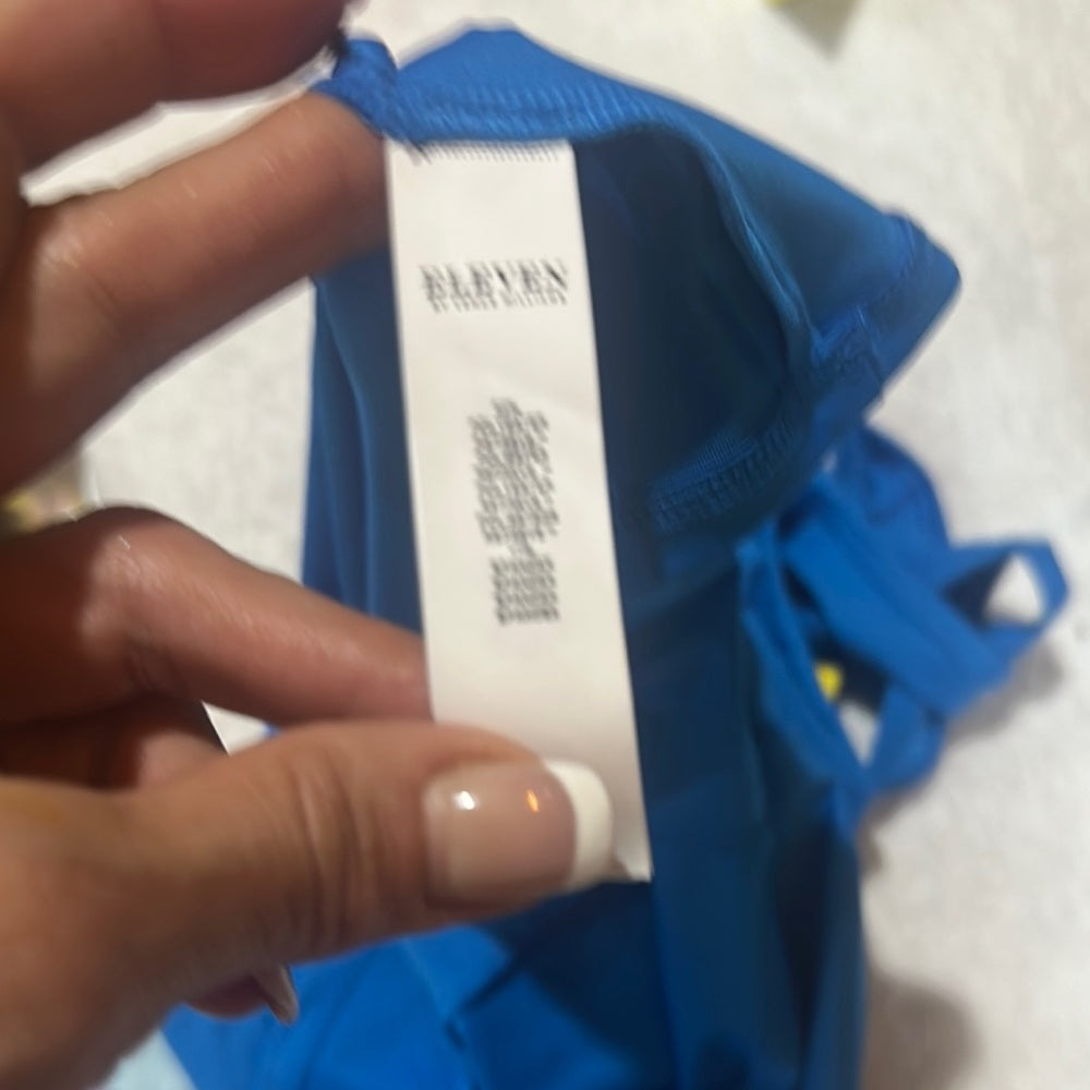 NWT SIZE M EleVen by Venus Williams Arctic Blue Cosmos Tank