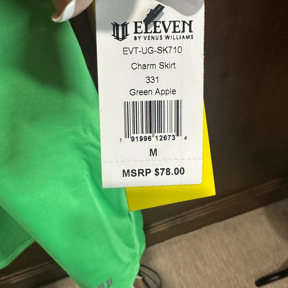 NWT SIZE M EleVen by Venus Williams Green Skort