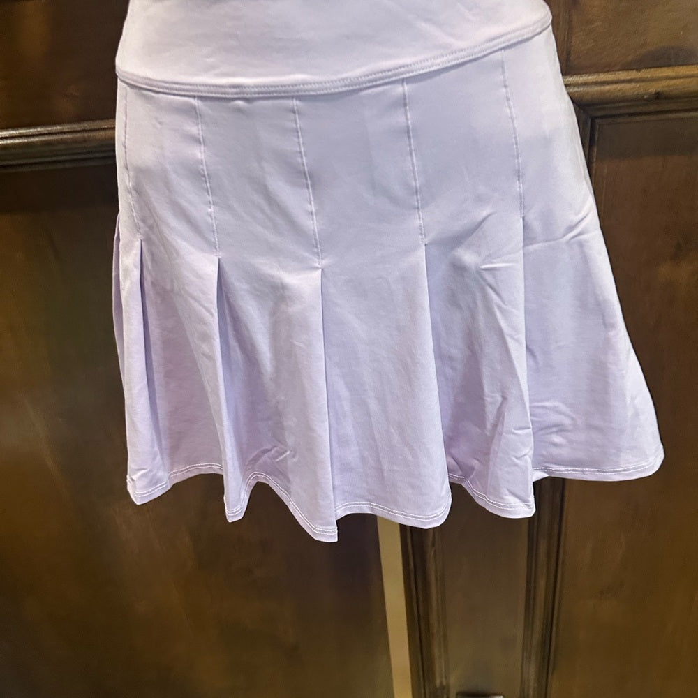 NWT SIZE XXL EleVen by Venus Williams Athletic Purple Pleated Skater Skirt