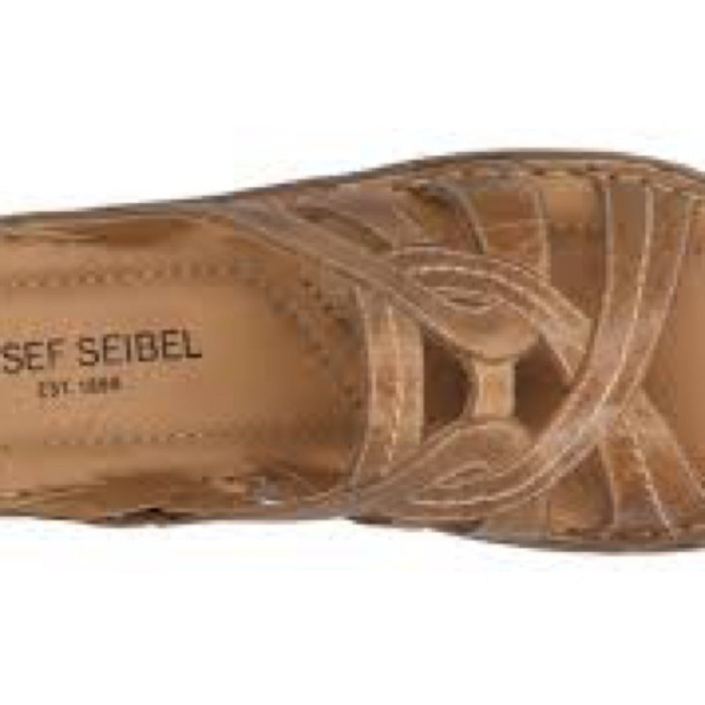 219. NEW SIZE 10 Josef Seibel Tan Mules Comfort Slip-On